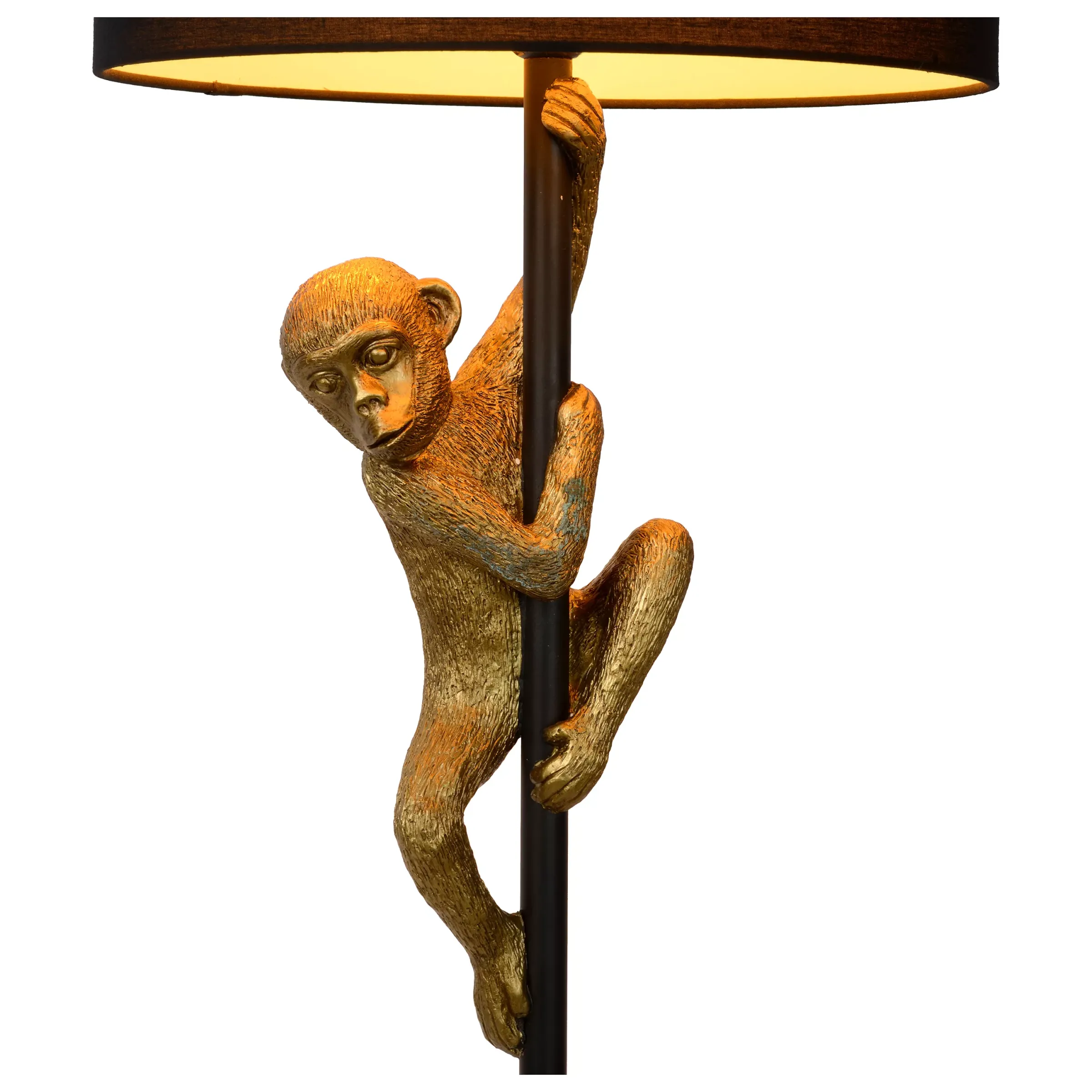 EXTRAVAGANZA CHIMP - Vloerlamp - Ø 35 cm - 1xE27 - Zwart*Lucide Outlet