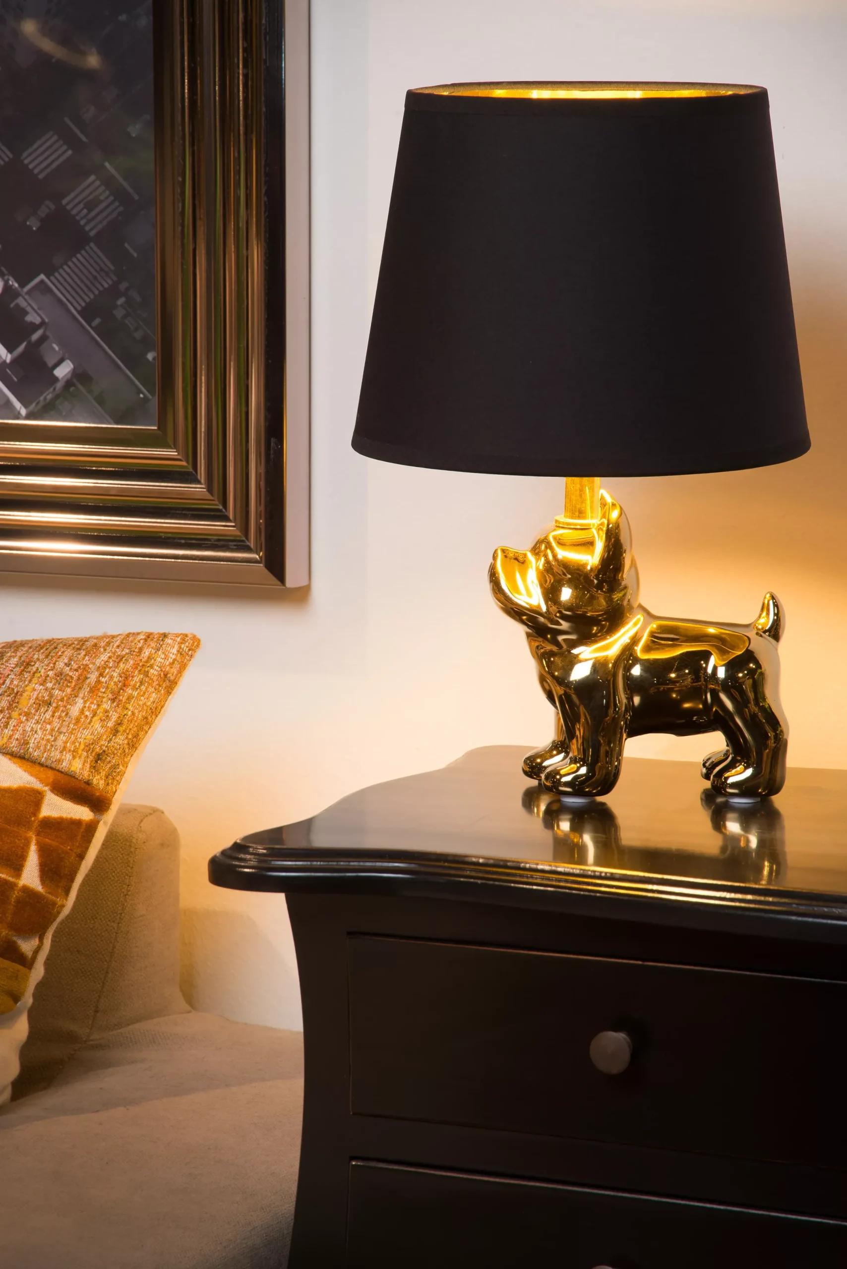 EXTRAVAGANZA SIR WINSTON - Tafellamp - 1xE14 - Goud*Lucide Best