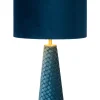 EXTRAVAGANZA VELVET - Tafellamp - Ø 25 cm - 1xE27 - Turkoois*Lucide Best