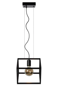 FABIAN - Hanglamp - 1xE27 - Zwart*Lucide Store