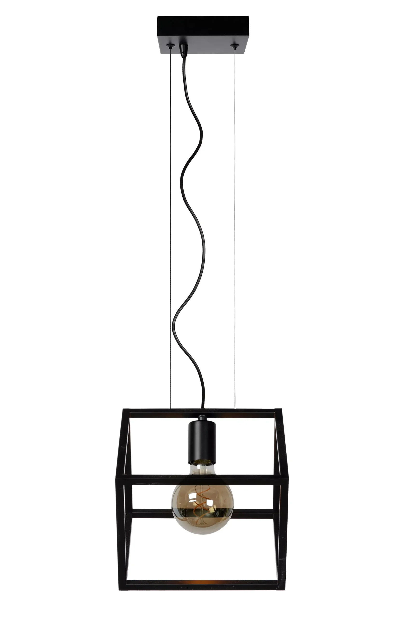 FABIAN - Hanglamp - 1xE27 - Zwart*Lucide Store