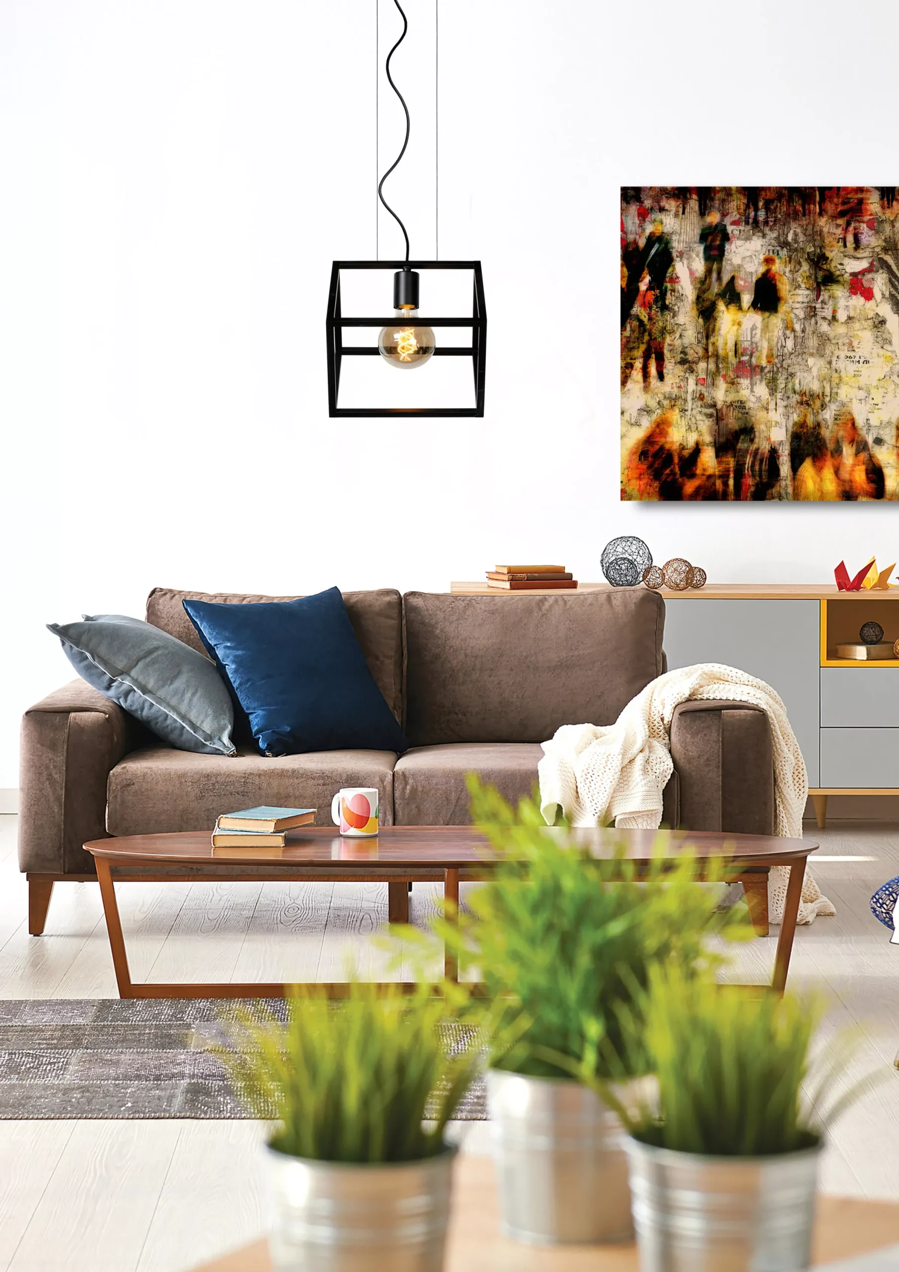 FABIAN - Hanglamp - 1xE27 - Zwart*Lucide Store