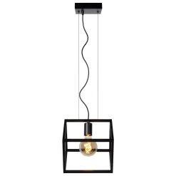 FABIAN - Hanglamp - 1xE27 - Zwart*Lucide Store