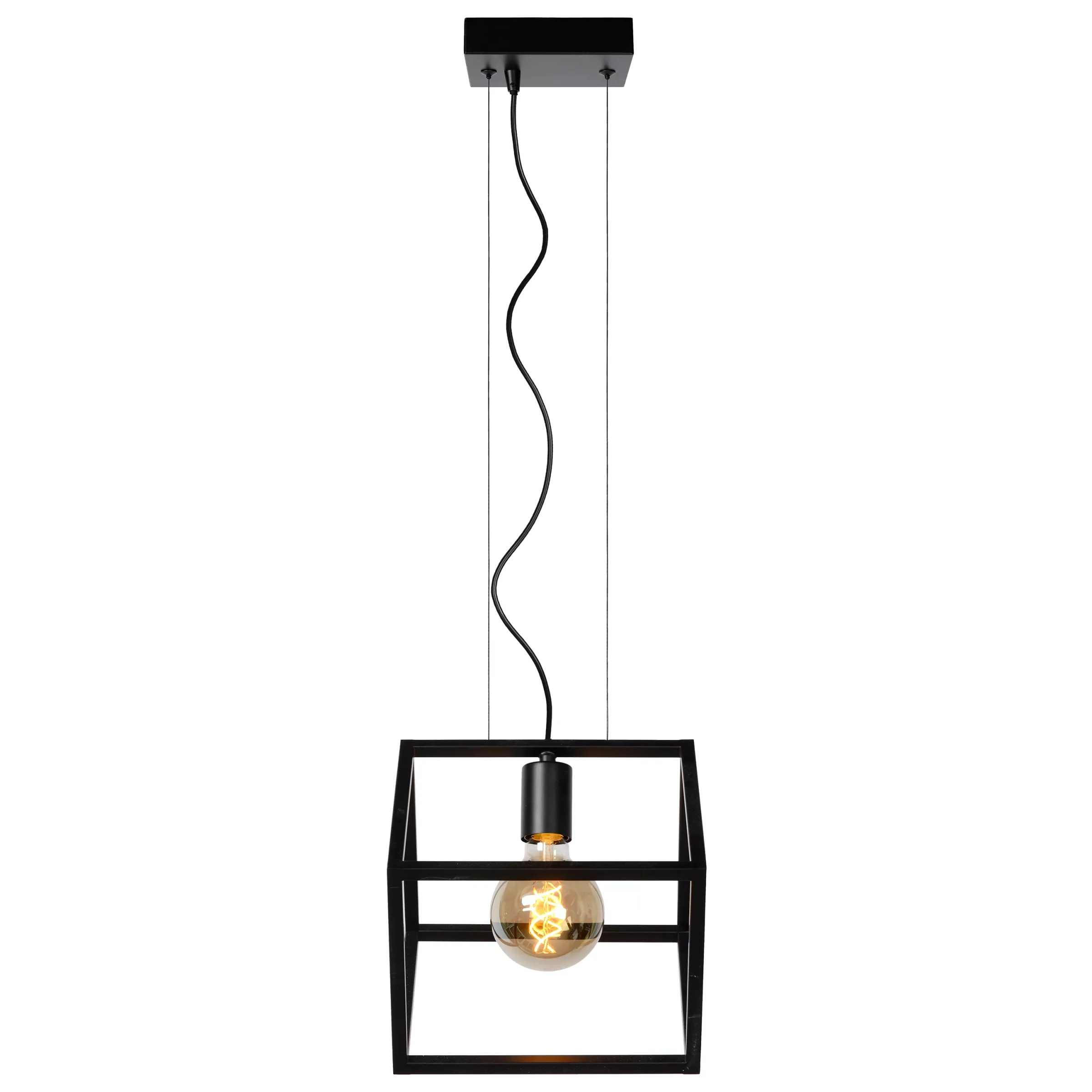 FABIAN - Hanglamp - 1xE27 - Zwart*Lucide Store