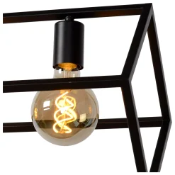 FABIAN - Hanglamp - 4xE27 - Zwart*Lucide Fashion