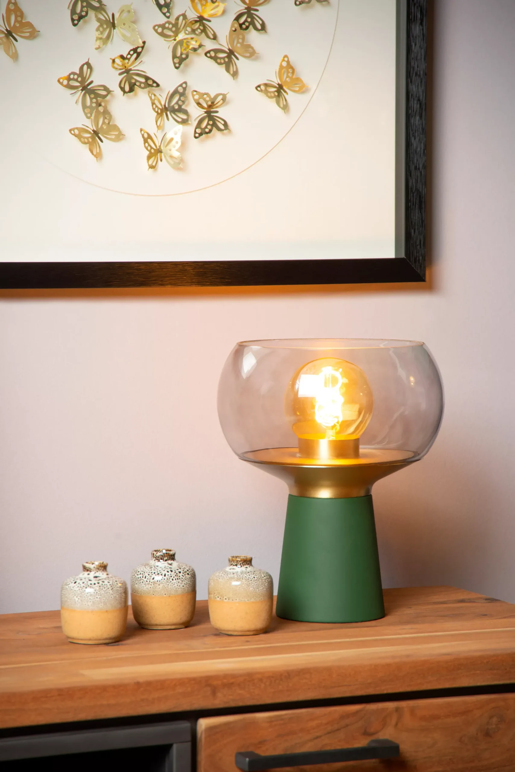 FARRIS - Tafellamp - 1xE27 - Groen*Lucide Best