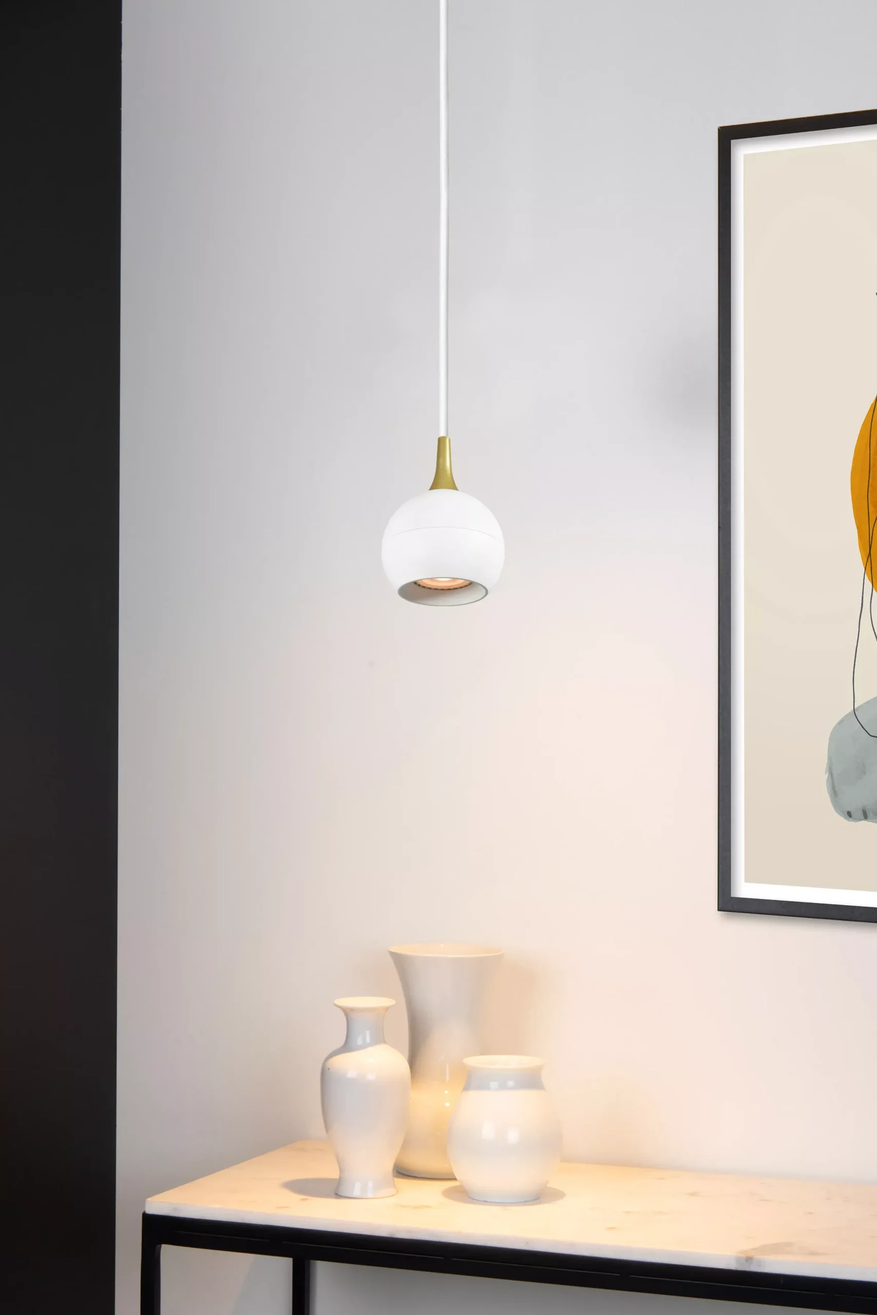 FAVORI - Hanglamp - Ø 9 cm - 1xGU10 - Wit*Lucide Sale