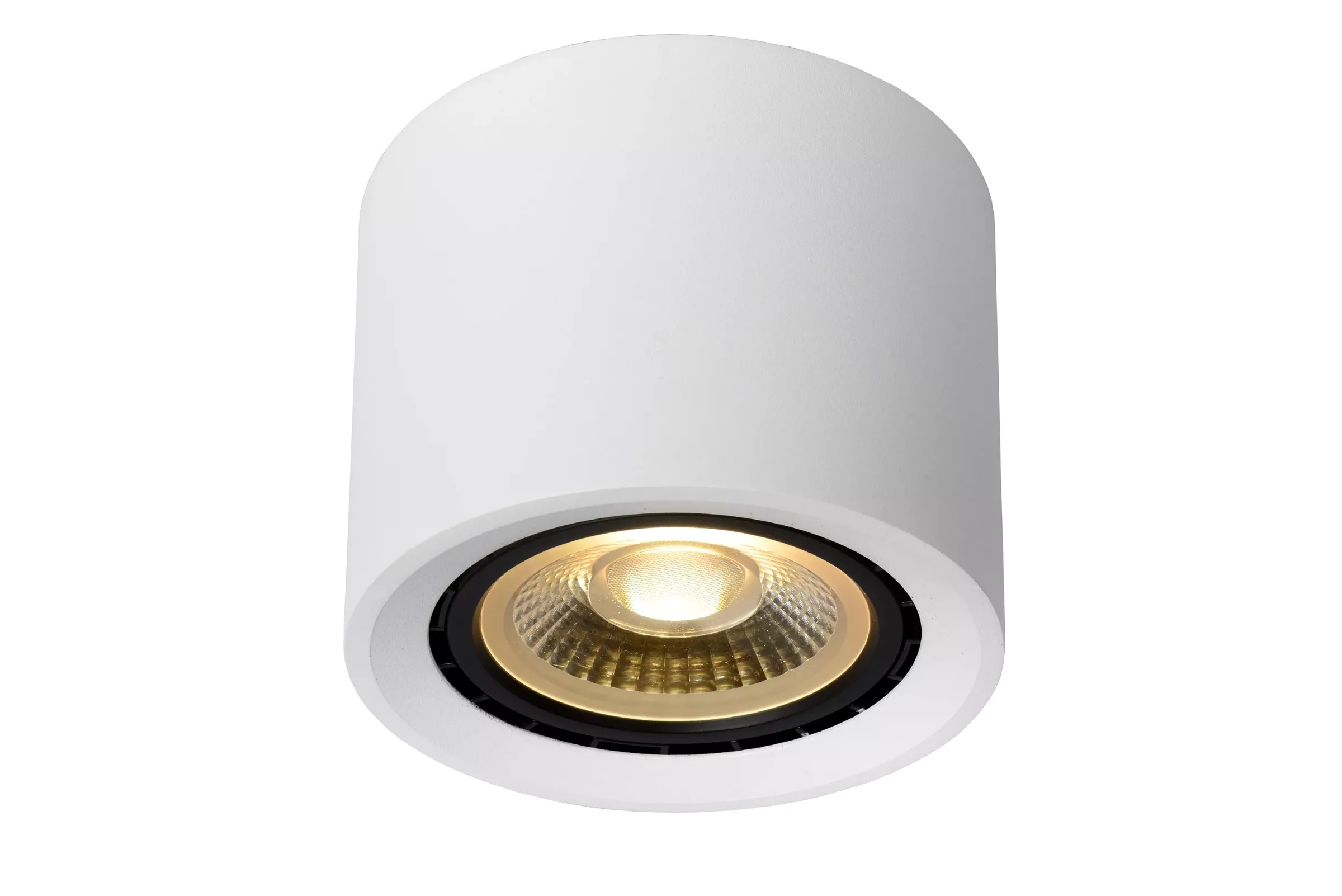FEDLER - Plafondspot - Ø 12 cm - LED Dim to warm - GU10 (ES111) - 1x12W 2200K/3000K - Wit*Lucide Sale