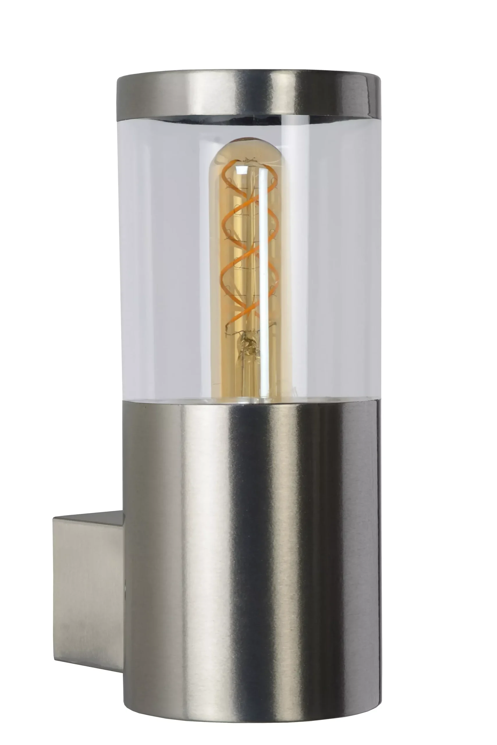 FEDOR - Wandlamp Binnen/Buiten - 1xE27 - IP44 - Mat chroom*Lucide Best Sale