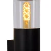 FEDOR - Wandlamp Binnen/Buiten - 1xE27 - IP44 - Zwart*Lucide Clearance