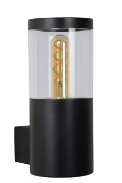 FEDOR - Wandlamp Binnen/Buiten - 1xE27 - IP44 - Zwart*Lucide Clearance