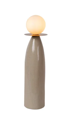 FIGARO - Tafellamp - Ø 12 cm, H 48 cm - 1xG9 - Grijs*Lucide Cheap