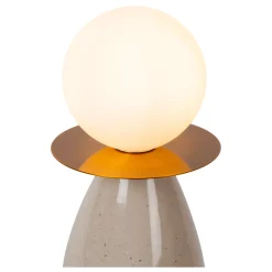 FIGARO - Tafellamp - Ø 12 cm, H 53,5cm - 1xG9 - Grijs*Lucide Clearance