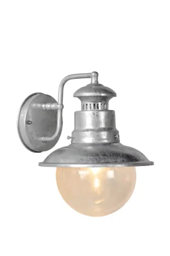 FIGO - Wandlamp Binnen/Buiten - Ø 21,5 cm - 1xE27 - IP44 - Zink*Lucide Best Sale