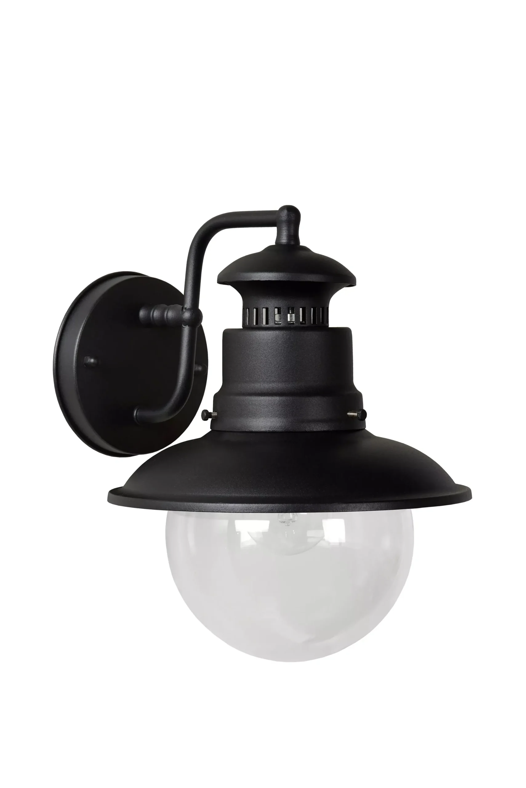 FIGO - Wandlamp Binnen/Buiten - Ø 21,5 cm - 1xE27 - IP44 - Zwart*Lucide Sale