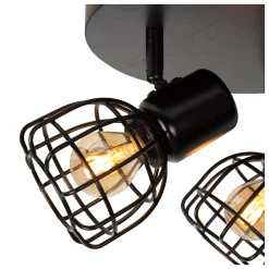 FILOX - Plafondspot - Ø 25 cm - 3xE14 - Zwart*Lucide Best