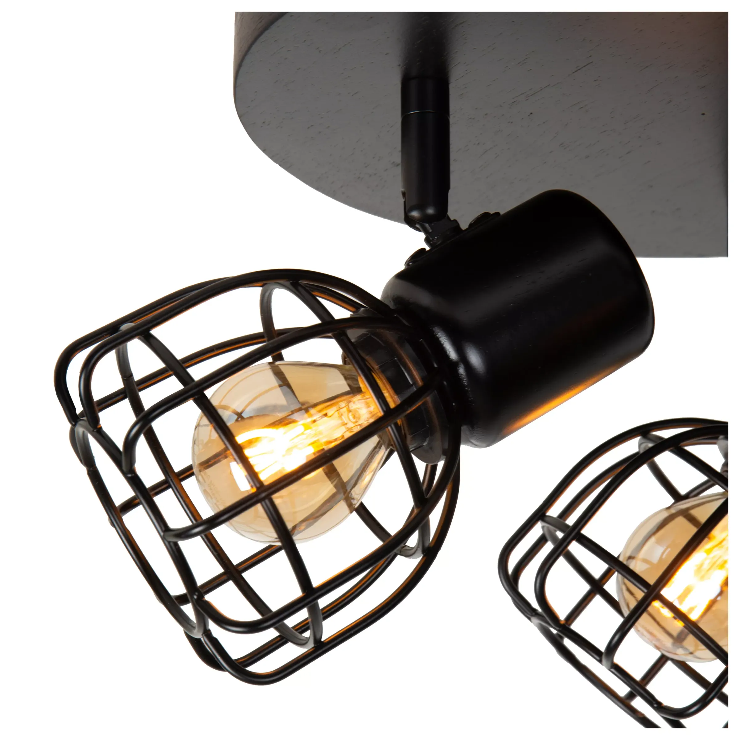 FILOX - Plafondspot - Ø 25 cm - 3xE14 - Zwart*Lucide Best