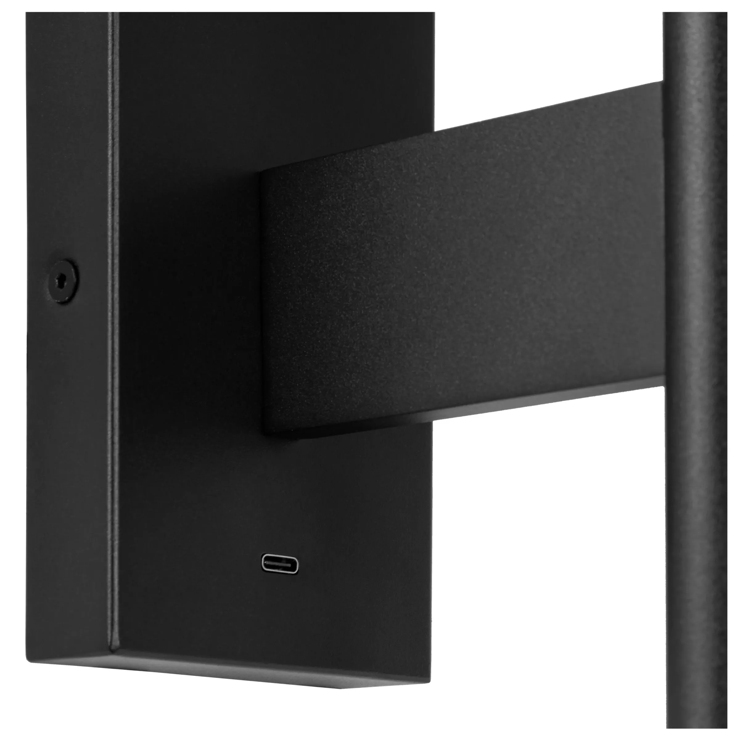 FINAN - Wandlamp - LED - 1x6W 2700K - Met USB oplaadpunt - Zwart*Lucide Shop