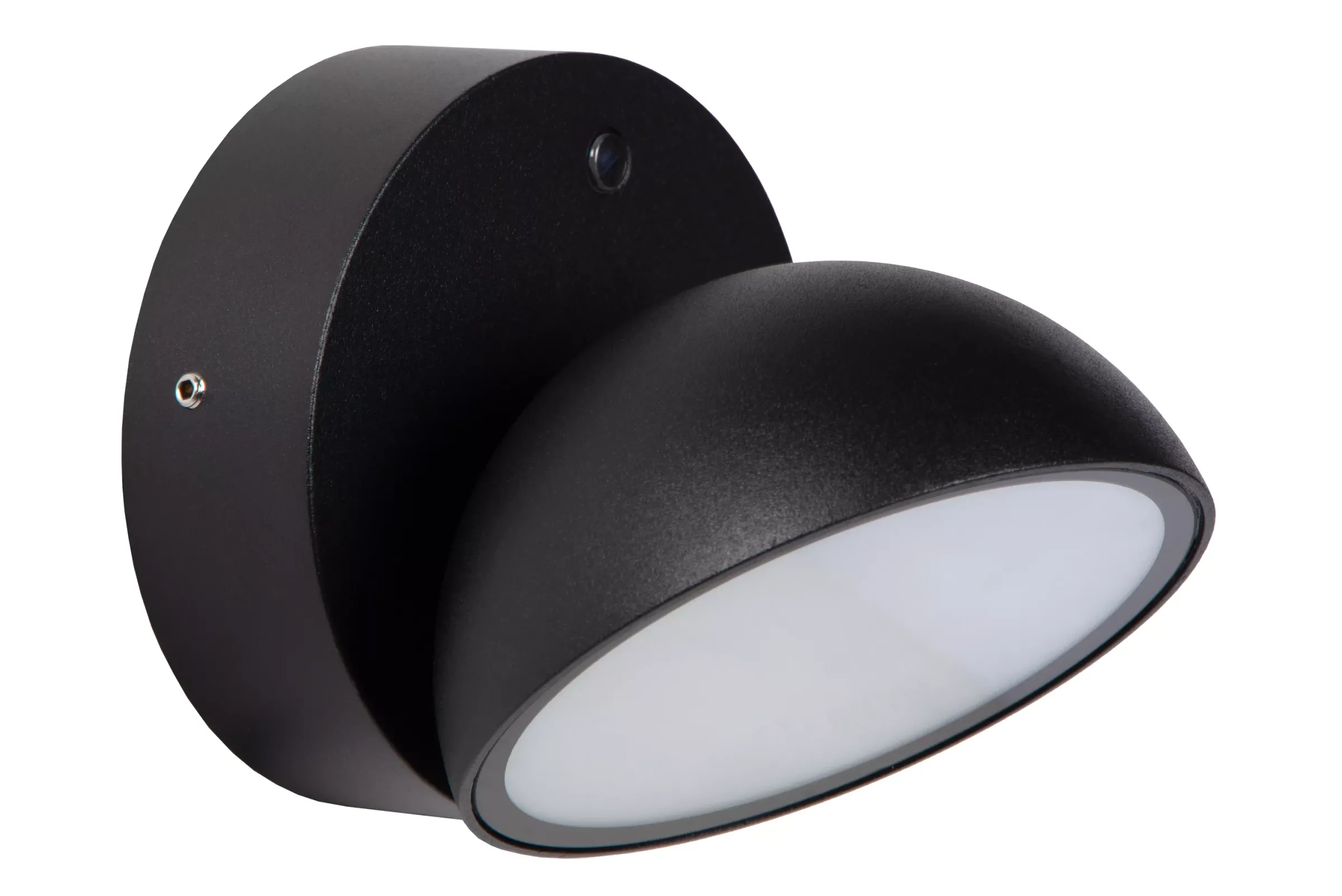 FINN - Wandlamp Binnen/Buiten - LED - 1x12W 3000K - IP54 - Dag/nacht sensor - Zwart*Lucide Cheap