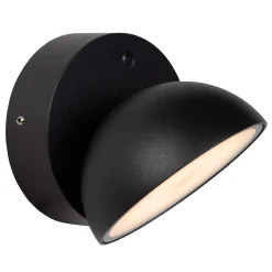 FINN - Wandlamp Binnen/Buiten - LED - 1x12W 3000K - IP54 - Dag/nacht sensor - Zwart*Lucide Cheap
