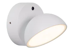 FINN - Wandlamp Binnen/Buiten - LED - 1x12W 3000K - IP54 - Dag/nacht sensor - Wit*Lucide Best Sale