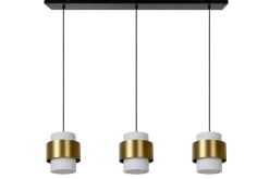 FIRMIN - Hanglamp - 3xE27 - Mat Goud / Messing*Lucide Discount