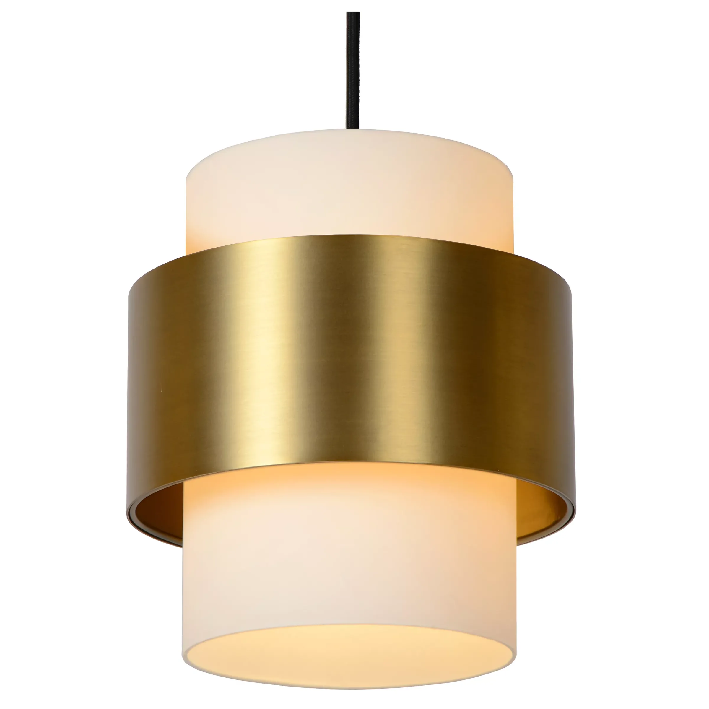 FIRMIN - Hanglamp - 3xE27 - Mat Goud / Messing*Lucide Discount