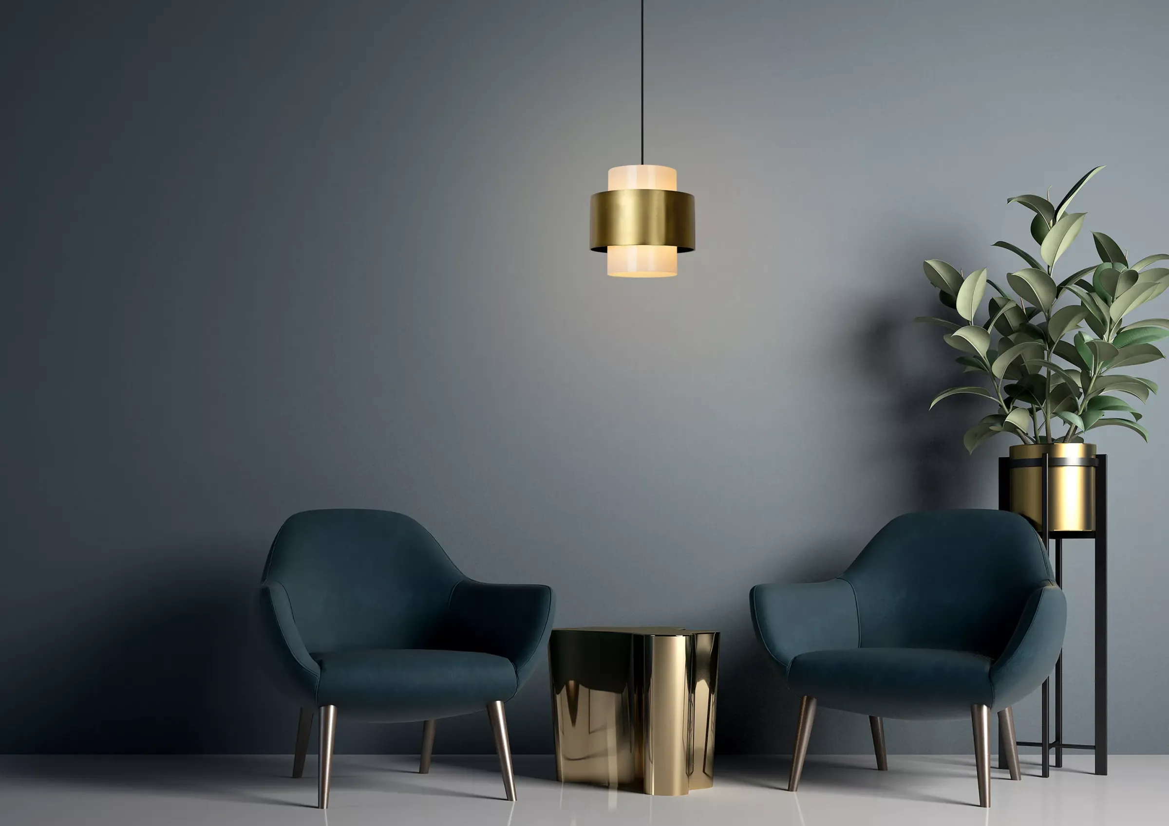 FIRMIN - Hanglamp - Ø 30 cm - 1xE27 - Mat Goud / Messing*Lucide Best