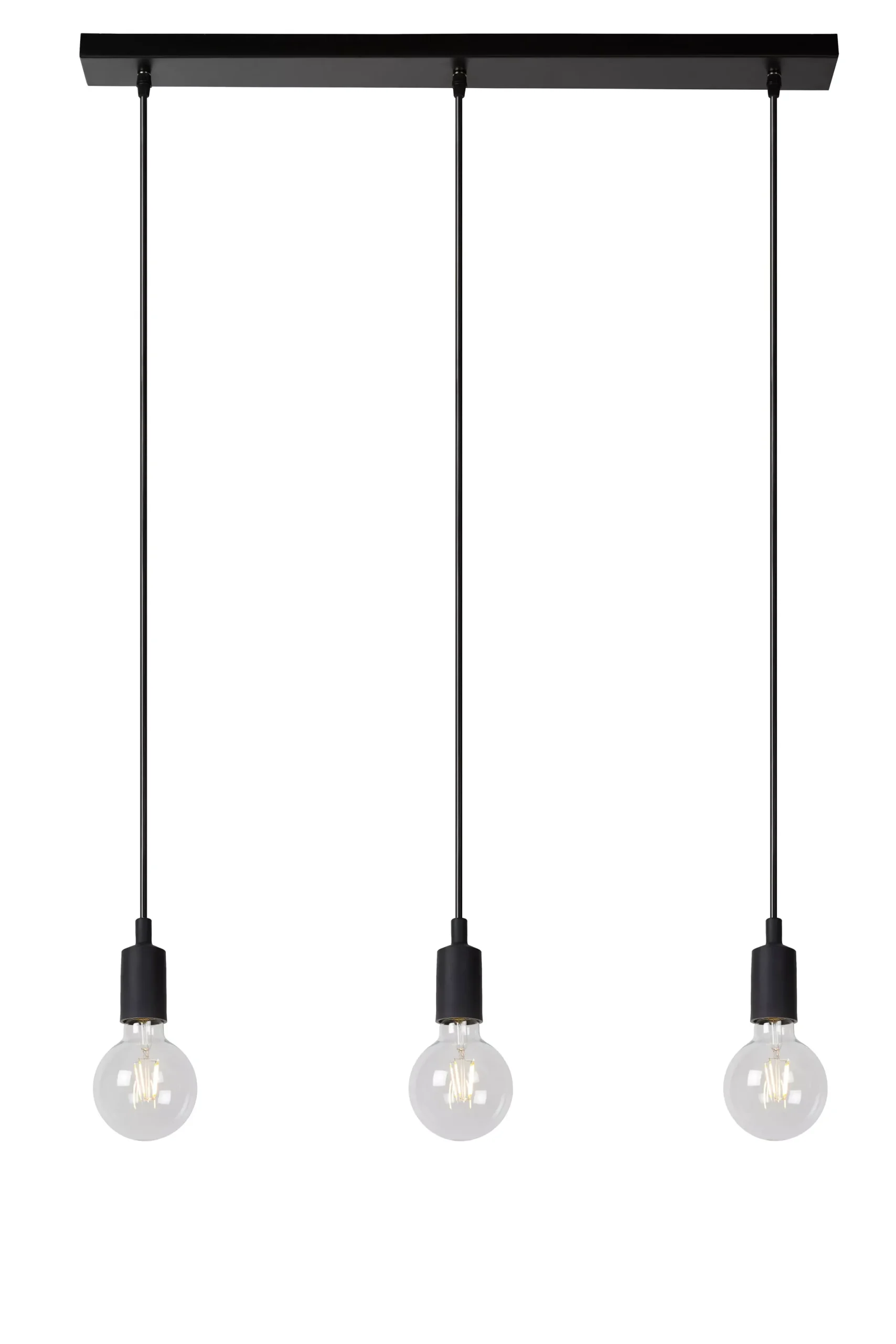 FIX - Hanglamp - 3xE27 - Zwart*Lucide Store