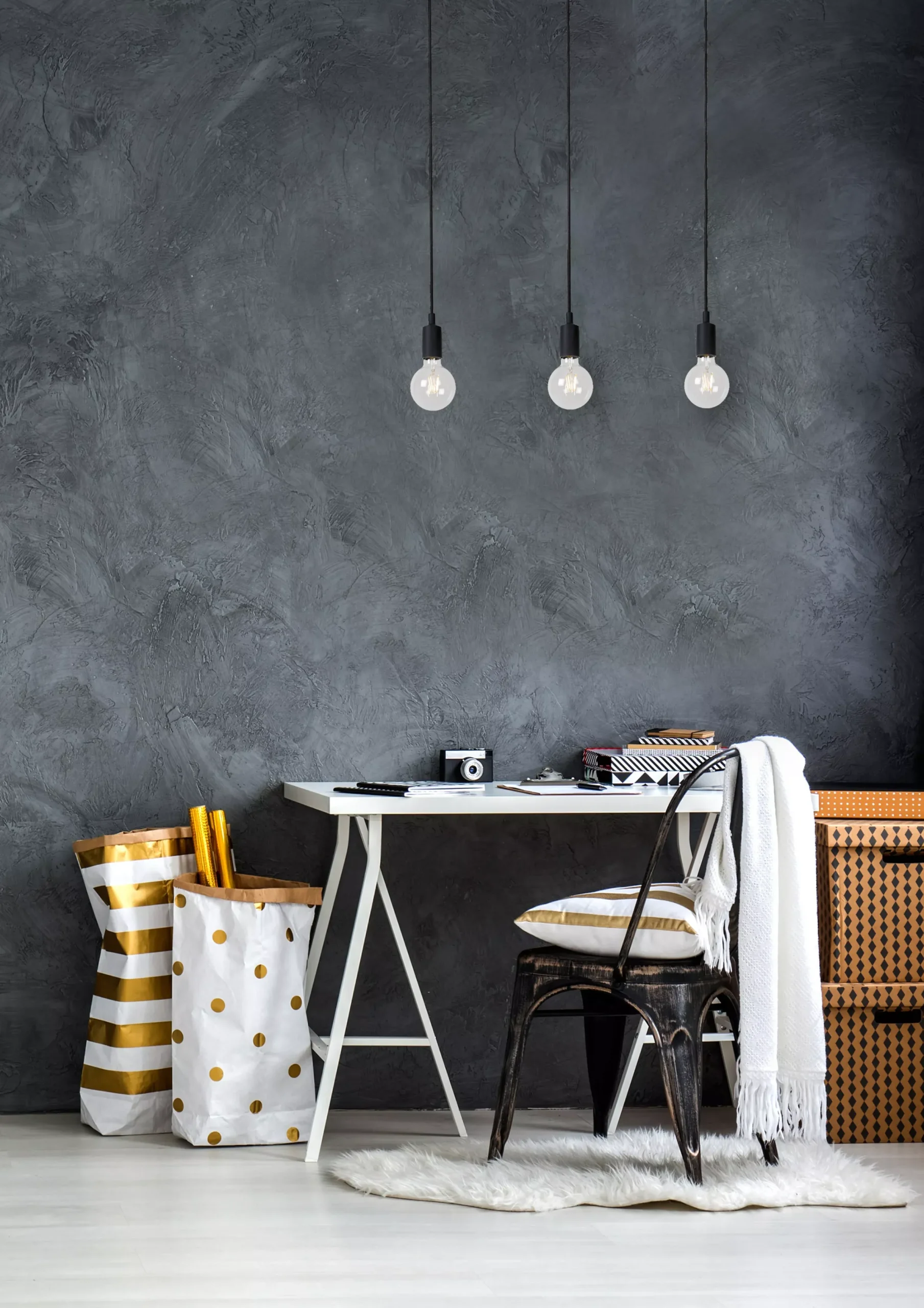 FIX - Hanglamp - 3xE27 - Zwart*Lucide Store