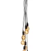 FIX - Hanglamp - 7xE27 - Zwart*Lucide Cheap