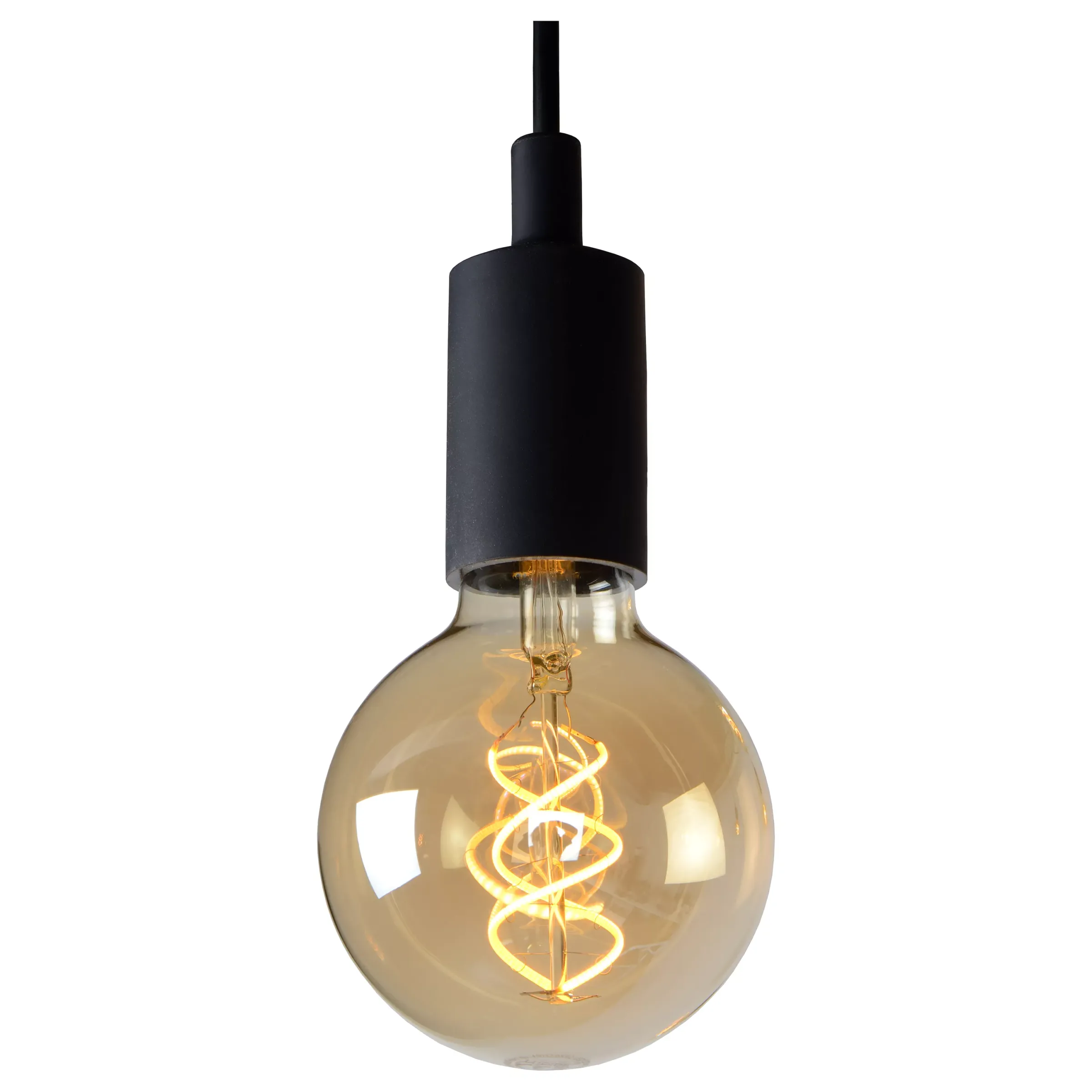 FIX - Hanglamp - 7xE27 - Zwart*Lucide Cheap