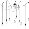 FIX - Hanglamp - 10xE27 - Zwart*Lucide Sale
