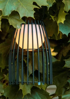 FJARA - Oplaadbare Tafellamp Binnen/Buiten - Accu/Batterij - Ø 17,5 cm - LED Dim to warm - 1x0,3W 2800K/3200K - IP44 - Zwart*Lucide Best