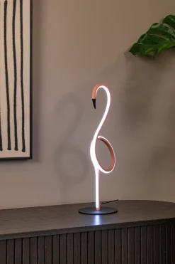 FLAMINGO - Tafellamp - LED Dimb. - RGB - Roze*Lucide Cheap