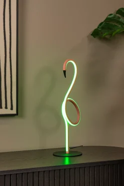 FLAMINGO - Tafellamp - LED Dimb. - RGB - Roze*Lucide Cheap