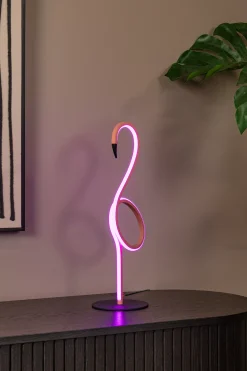FLAMINGO - Tafellamp - LED Dimb. - RGB - Roze*Lucide Cheap