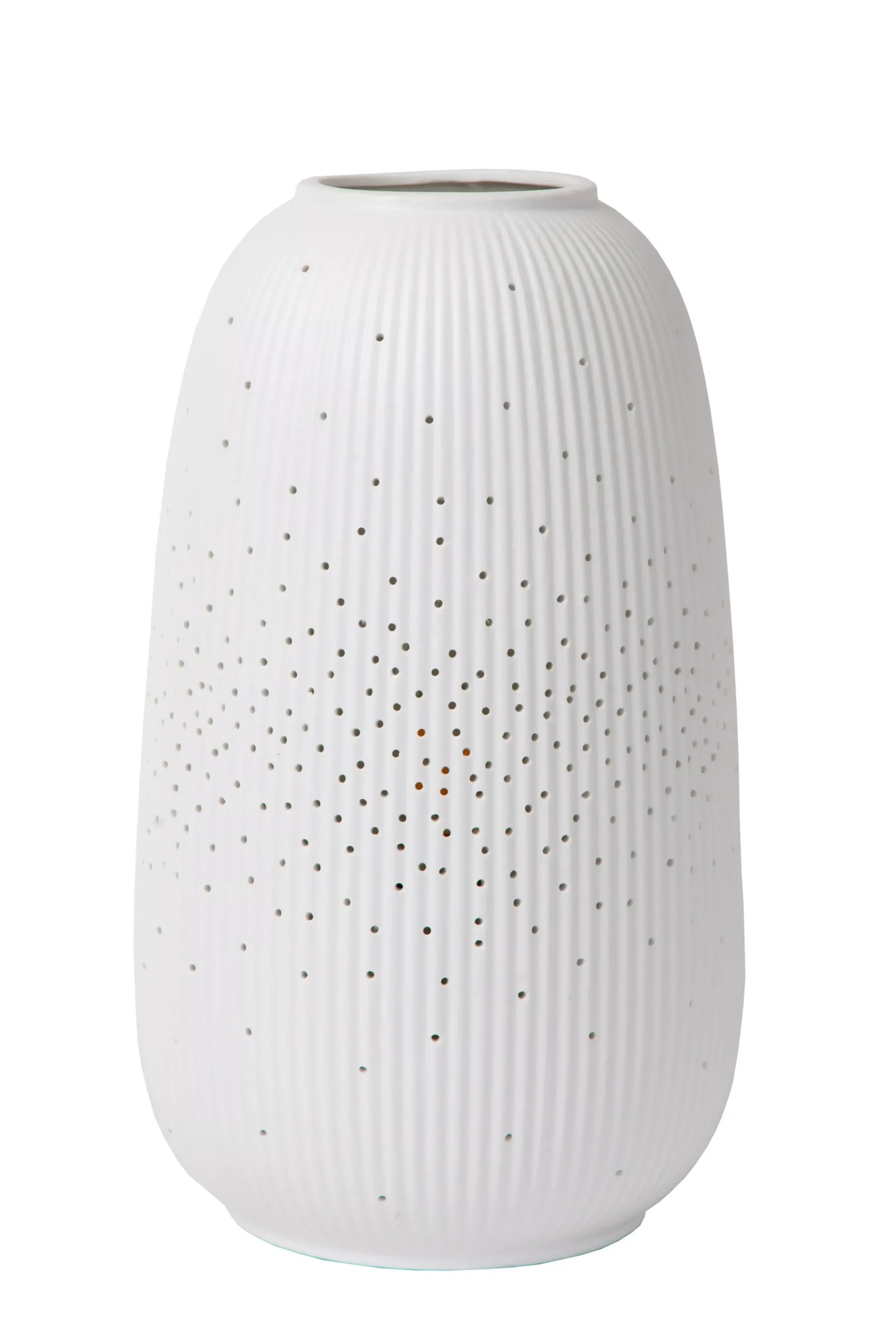 FLORES - Tafellamp - Ø 14,1 cm - 1xE14 - Wit*Lucide Clearance