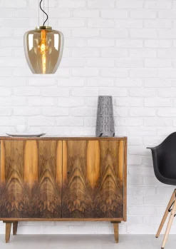 FLORIEN - Hanglamp - Ø 28 cm - 1xE27 - Amber*Lucide Best Sale