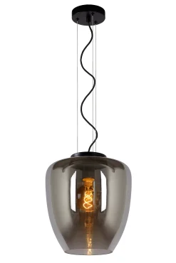 FLORIEN - Hanglamp - Ø 28 cm - 1xE27 - Fumé*Lucide Clearance