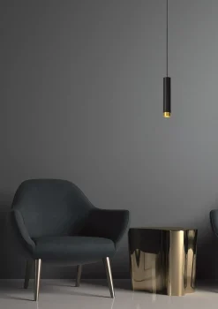 FLORIS - Hanglamp - Ø 5,9 cm - 1xGU10 - Zwart*Lucide Best Sale