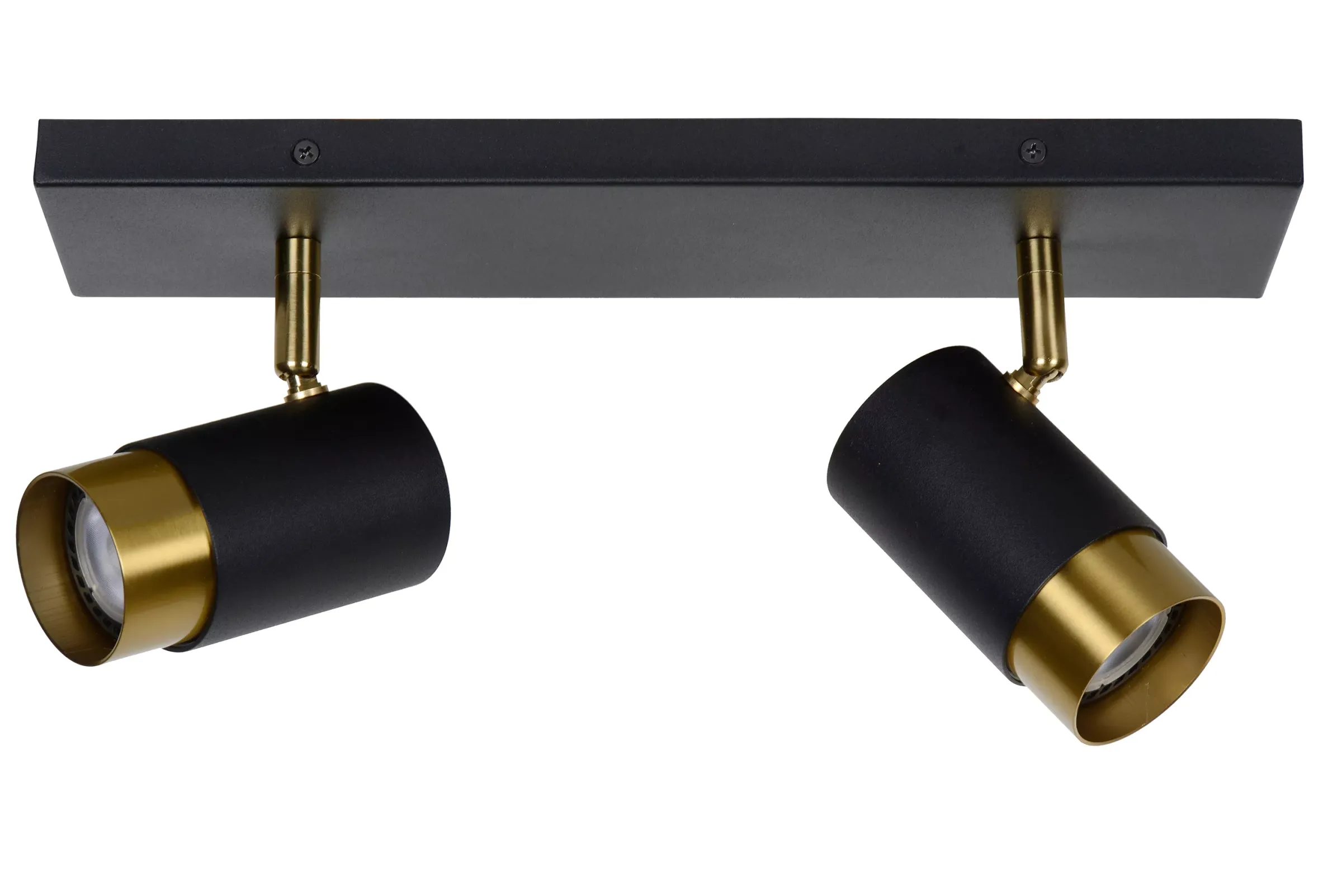 FLORIS - Plafondspot - 2xGU10 - Zwart*Lucide Sale