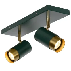 FLORIS - Plafondspot - 2xGU10 - Groen*Lucide Discount
