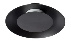 FOSKAL - Plafonnière - Ø 21,5 cm - LED - 1x6W 2700K - Zwart*Lucide Shop