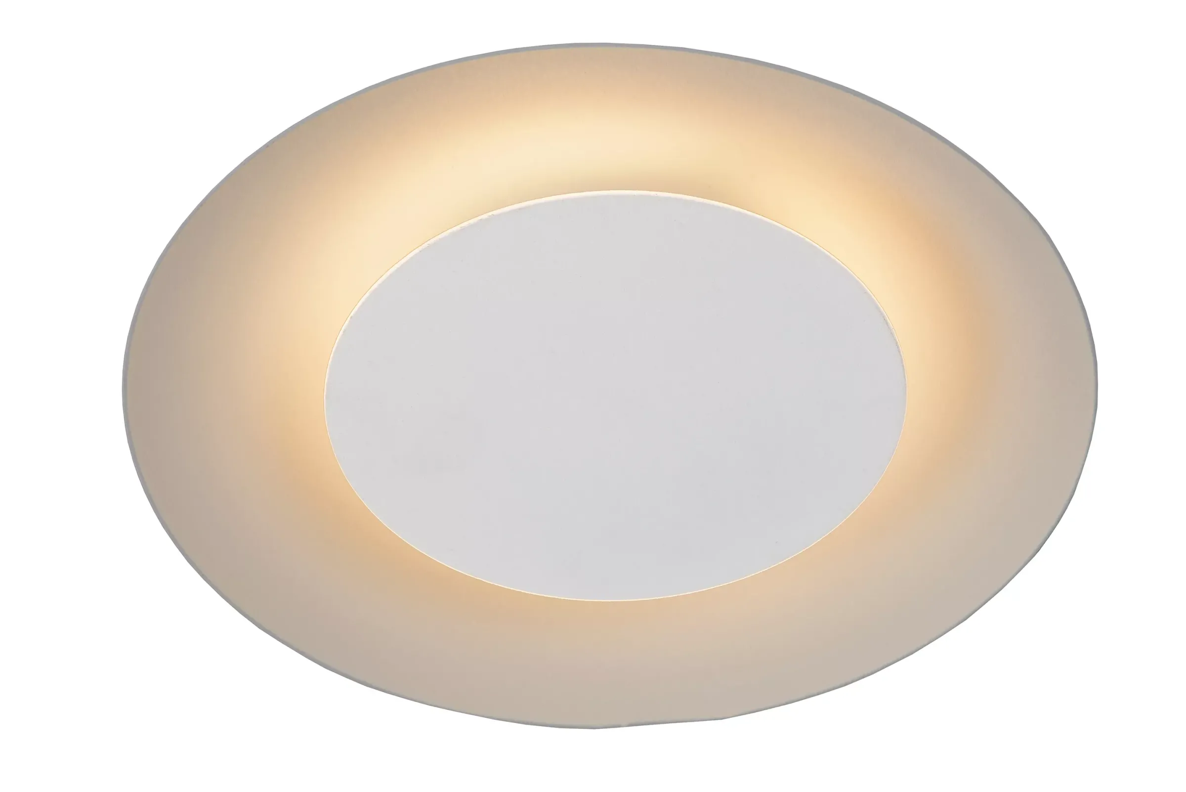 FOSKAL - Plafonnière - Ø 21,5 cm - LED - 1x6W 2700K - Wit*Lucide New