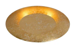 FOSKAL - Plafonnière - Ø 34,5 cm - LED - 1x12W 2700K - Messing*Lucide Fashion