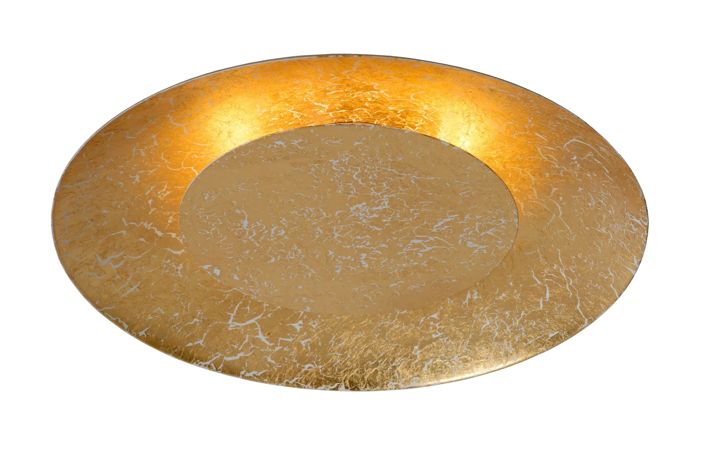 FOSKAL - Plafonnière - Ø 34,5 cm - LED - 1x12W 2700K - Messing*Lucide Fashion