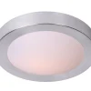 FRESH - Plafonnière Badkamer - Ø 35 cm - 2xE27 - IP44 - Mat chroom*Lucide Cheap