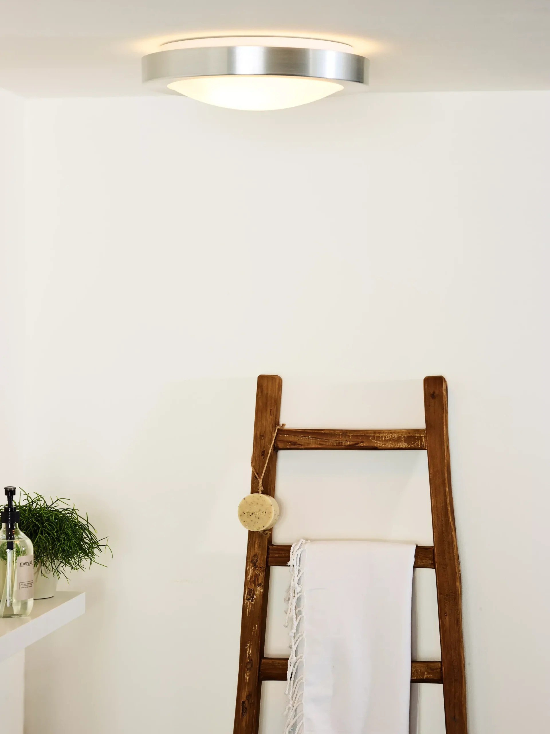 FRESH - Plafonnière Badkamer - Ø 35 cm - 2xE27 - IP44 - Mat chroom*Lucide Cheap