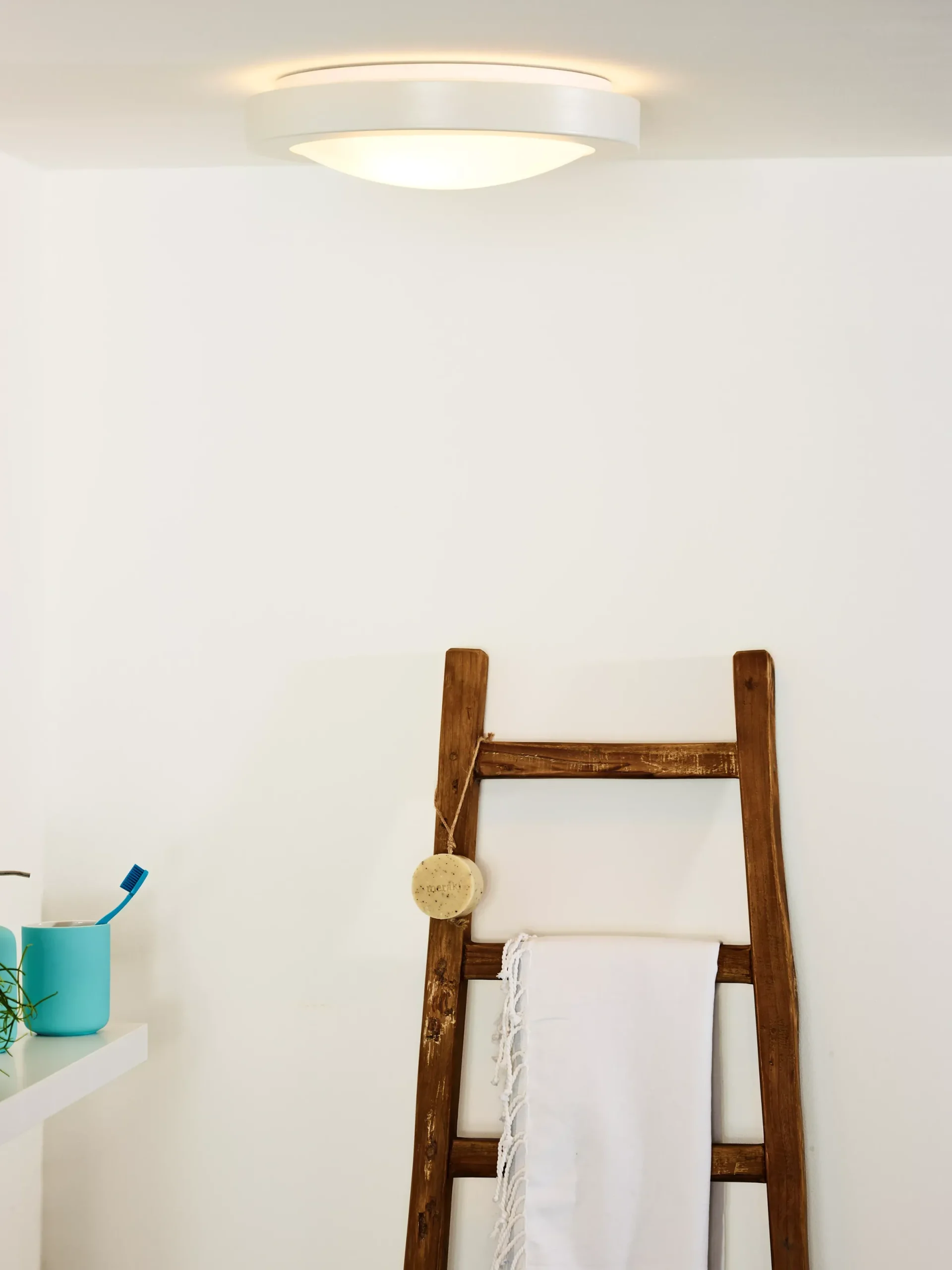 FRESH - Plafonnière Badkamer - Ø 35 cm - 2xE27 - IP44 - Wit*Lucide Clearance